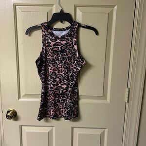 CBR Exclusive Selection women sleeveless animal print stretch top